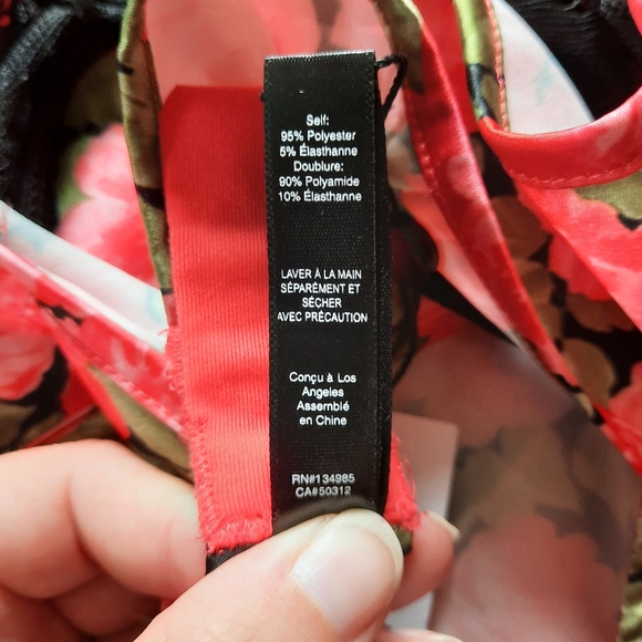 MADELINE Red Black Roses Mini Dress 🍋 For Love and Lemons x VS ❤️ RARE - Picture 13 of 14